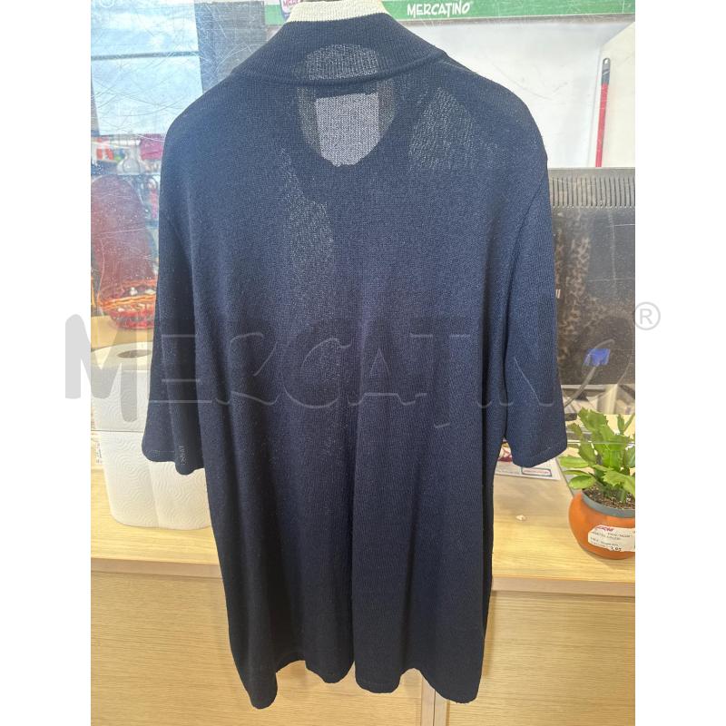 POLO DONNA MARINA RINALDI BLU BIANCA MAGLIONCINO | Mercatino dell'Usato San giovanni teatino 2