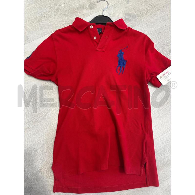 POLO DONNA RALPH LAUREN ROSSA  | Mercatino dell'Usato San giovanni teatino 1