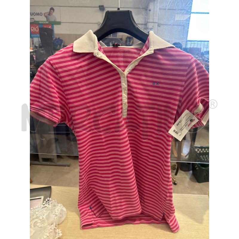 POLO DONNA SUN 68 RIGHE ROSA | Mercatino dell'Usato San giovanni teatino 1