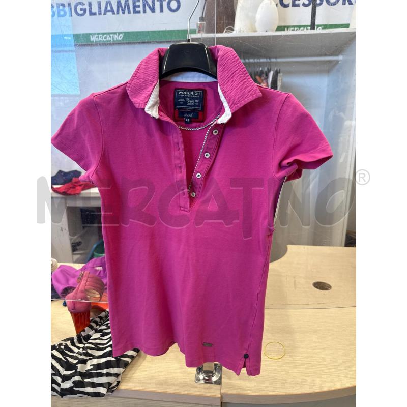 POLO DONNA WOOLRICH ROSA TG S | Mercatino dell'Usato San giovanni teatino 1