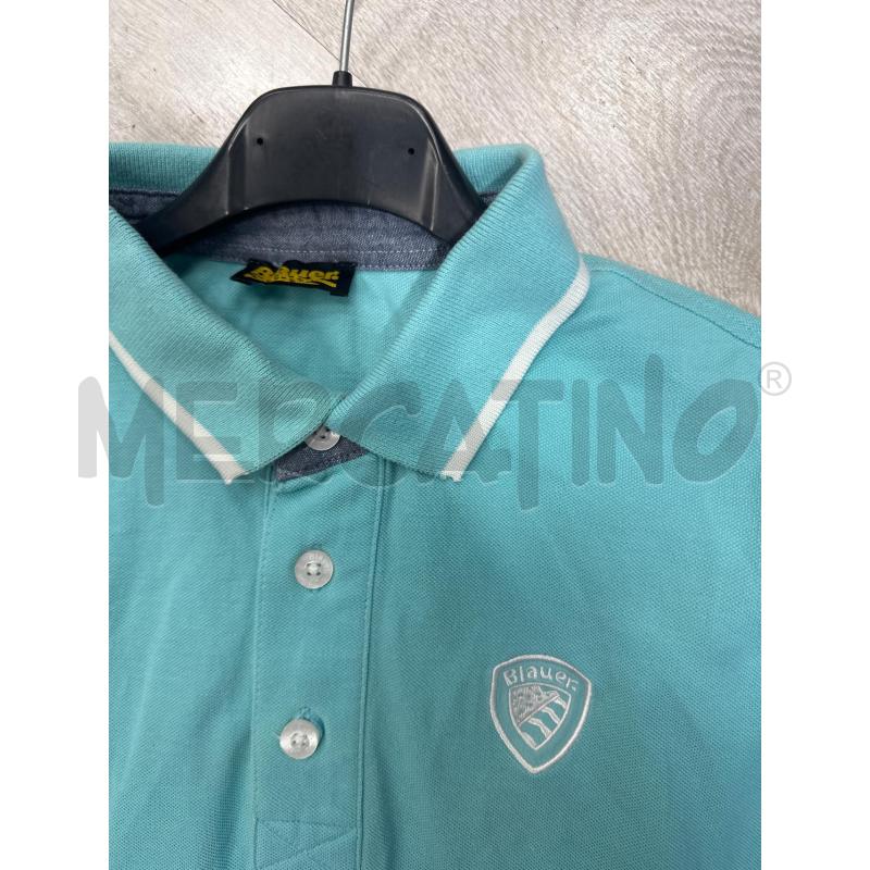 POLO UOMO BLAUER AZZURRA | Mercatino dell'Usato San giovanni teatino 2