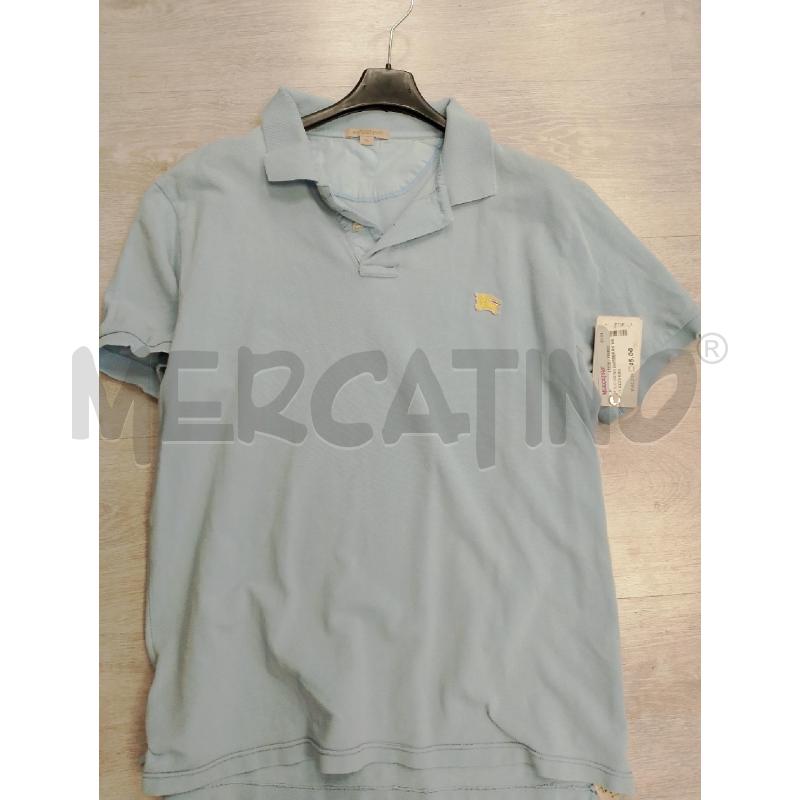POLO UOMO BURBERRY BRIT AZZURRA  | Mercatino dell'Usato San giovanni teatino 1