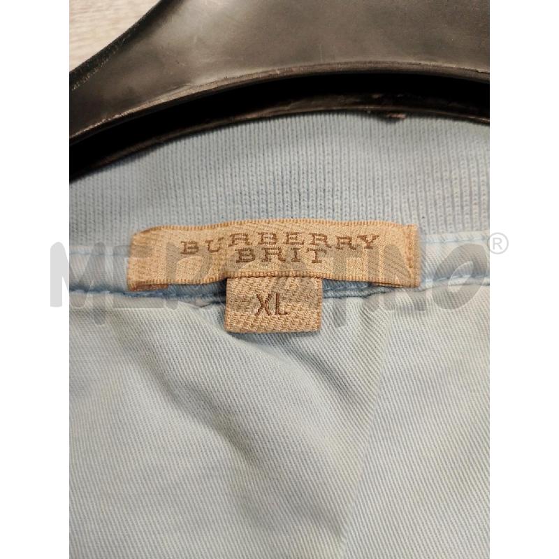 POLO UOMO BURBERRY BRIT AZZURRA  | Mercatino dell'Usato San giovanni teatino 2