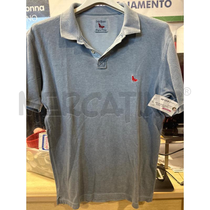 POLO UOMO CELESTE GRAN SASSO | Mercatino dell'Usato San giovanni teatino 1