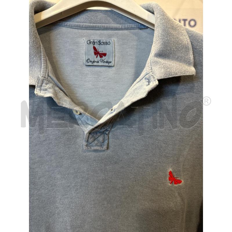 POLO UOMO CELESTE GRAN SASSO | Mercatino dell'Usato San giovanni teatino 2