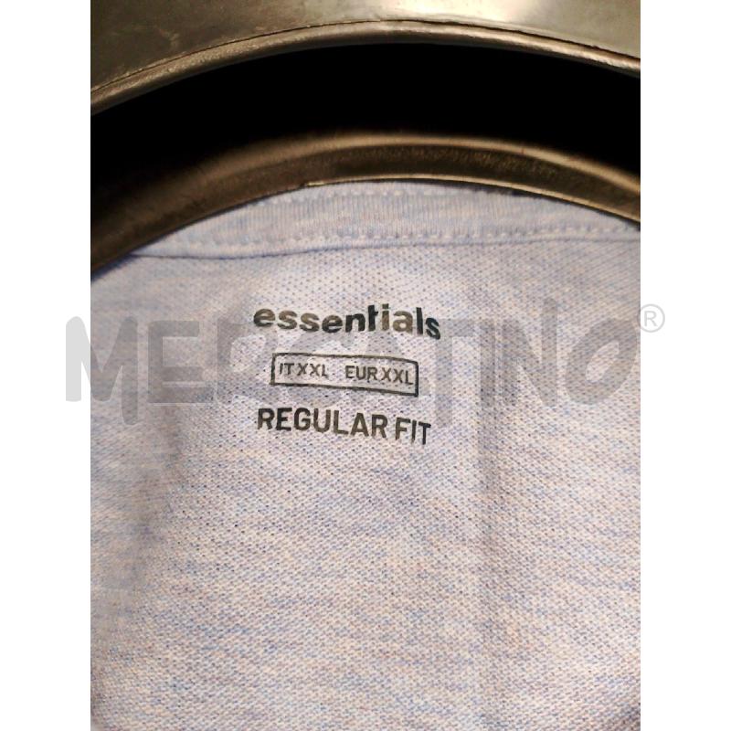 POLO UOMO ESSENTIALS AZZURRA | Mercatino dell'Usato San giovanni teatino 2