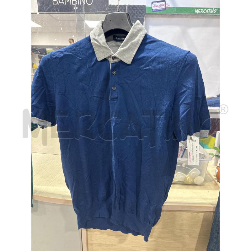 POLO UOMO FERRANTE BLU GRIGIA | Mercatino dell'Usato San giovanni teatino 1