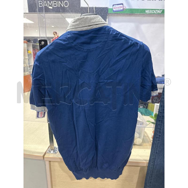 POLO UOMO FERRANTE BLU GRIGIA | Mercatino dell'Usato San giovanni teatino 2