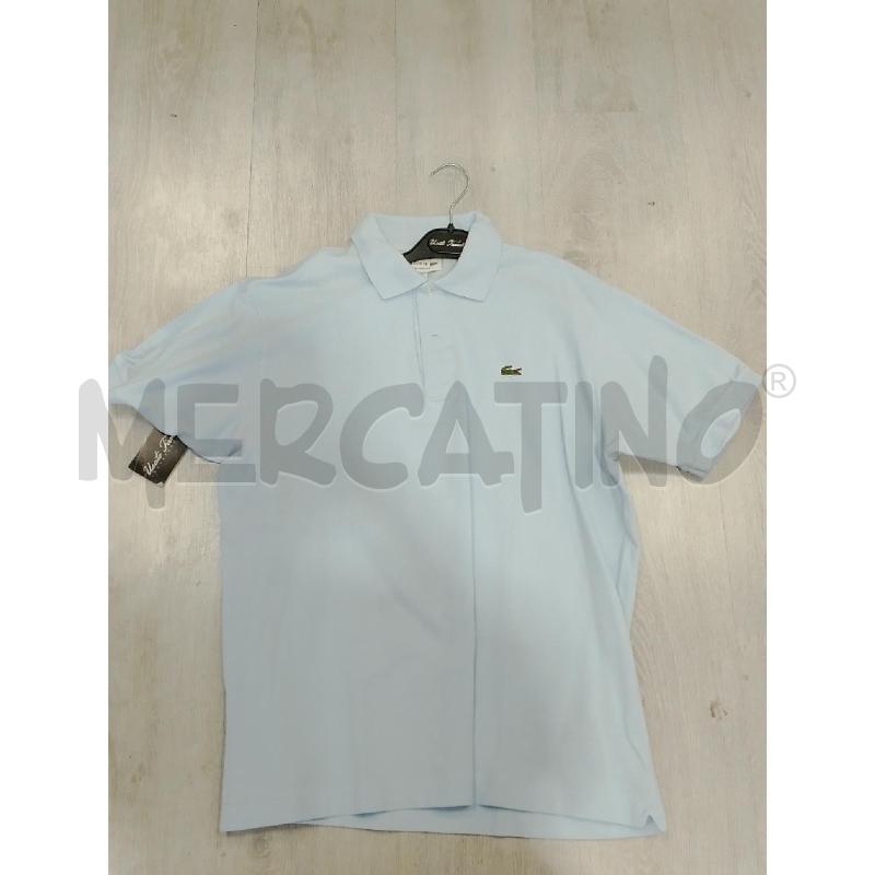 POLO UOMO LACOSTE AZZURRA TG L | Mercatino dell'Usato San giovanni teatino 1