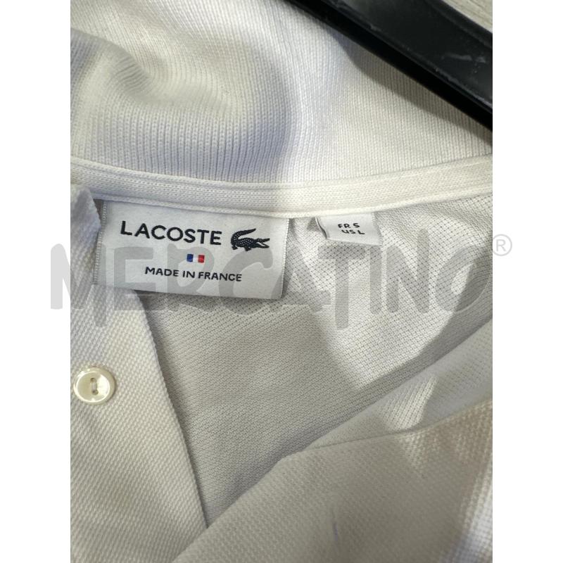 POLO UOMO LACOSTE BIANCA | Mercatino dell'Usato San giovanni teatino 2