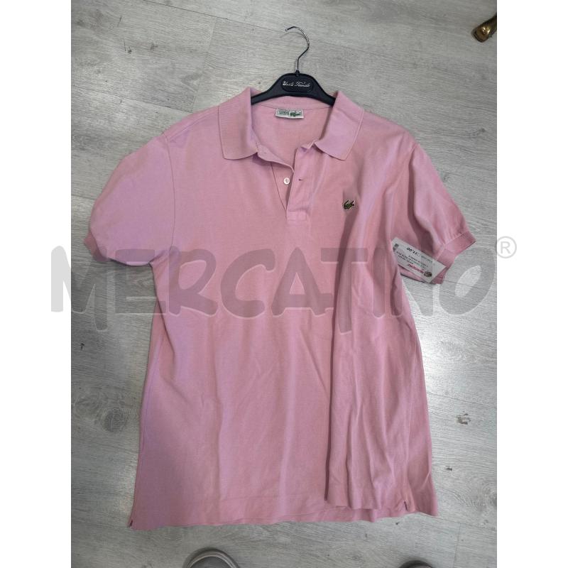 POLO UOMO LACOSTE ROSA MEZZA MANICA  | Mercatino dell'Usato San giovanni teatino 1