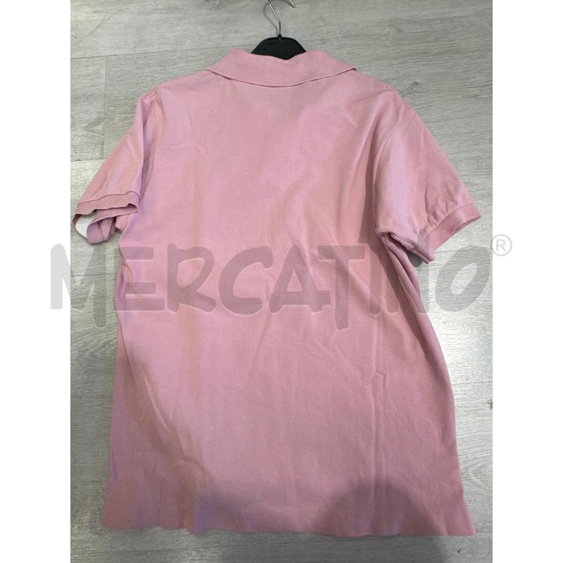 POLO UOMO LACOSTE ROSA MEZZA MANICA  | Mercatino dell'Usato San giovanni teatino 3