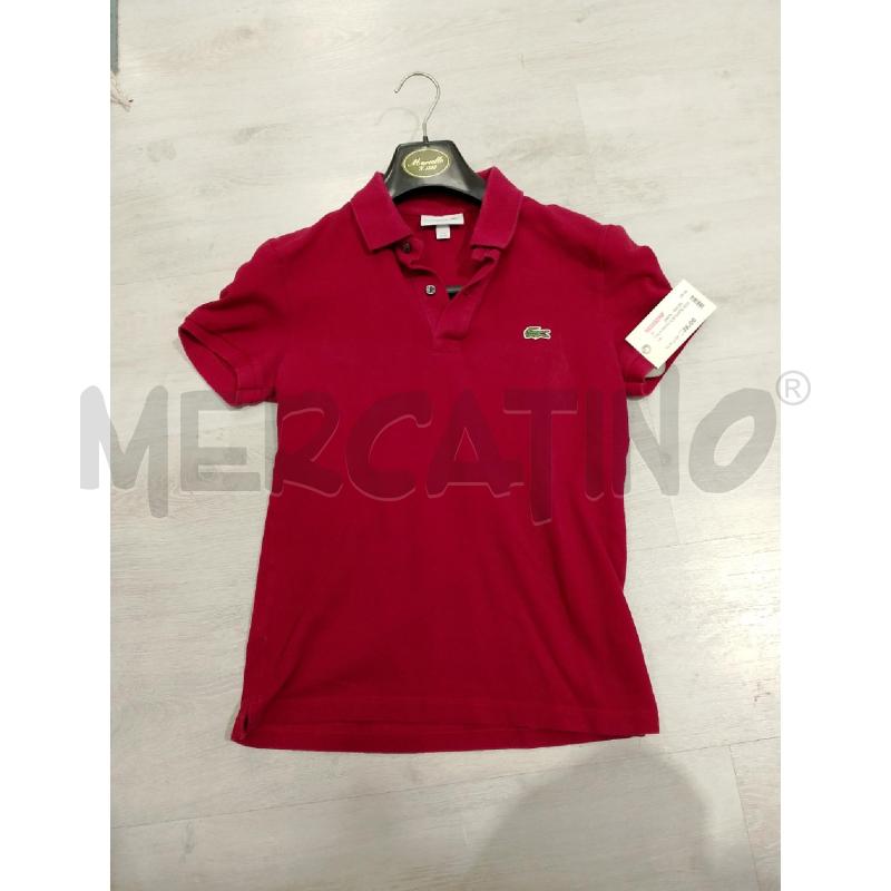 POLO UOMO LACOSTE ROSSA  | Mercatino dell'Usato San giovanni teatino 1
