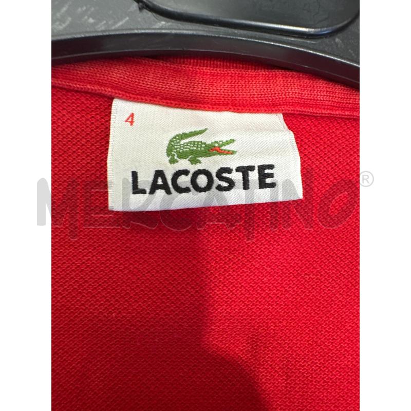 POLO UOMO LACOSTE ROSSA MEZZA MANICA  | Mercatino dell'Usato San giovanni teatino 2