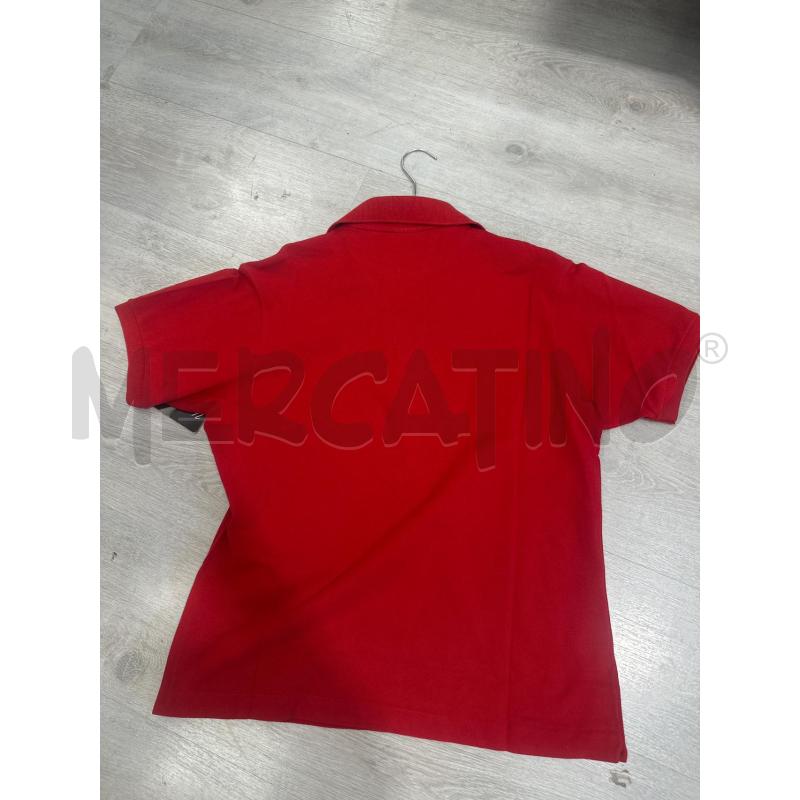 POLO UOMO LACOSTE ROSSA MEZZA MANICA  | Mercatino dell'Usato San giovanni teatino 3