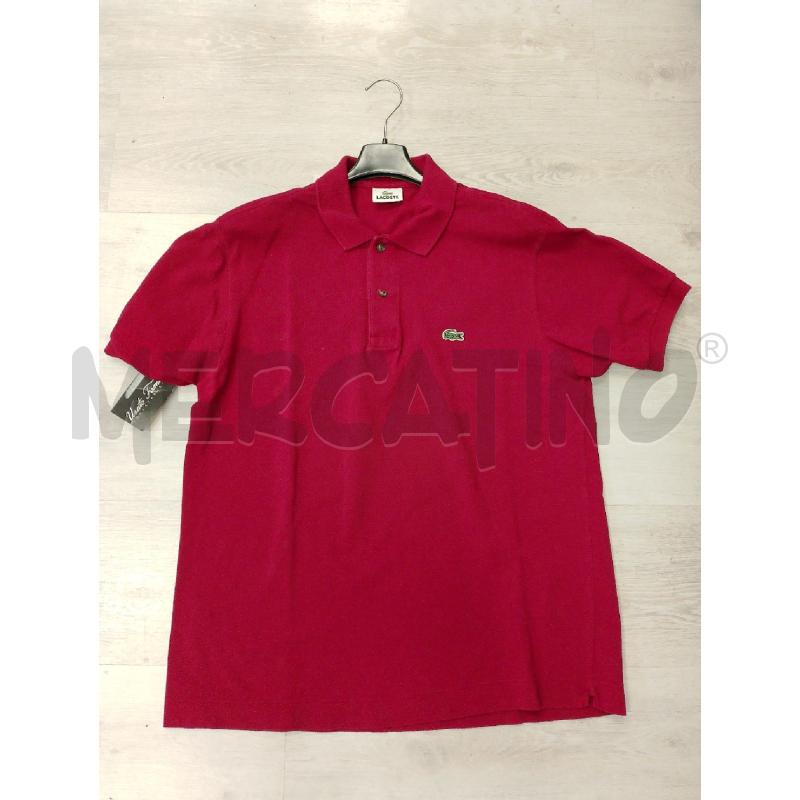 POLO UOMO LACOSTE ROSSA TG 5 | Mercatino dell'Usato San giovanni teatino 1