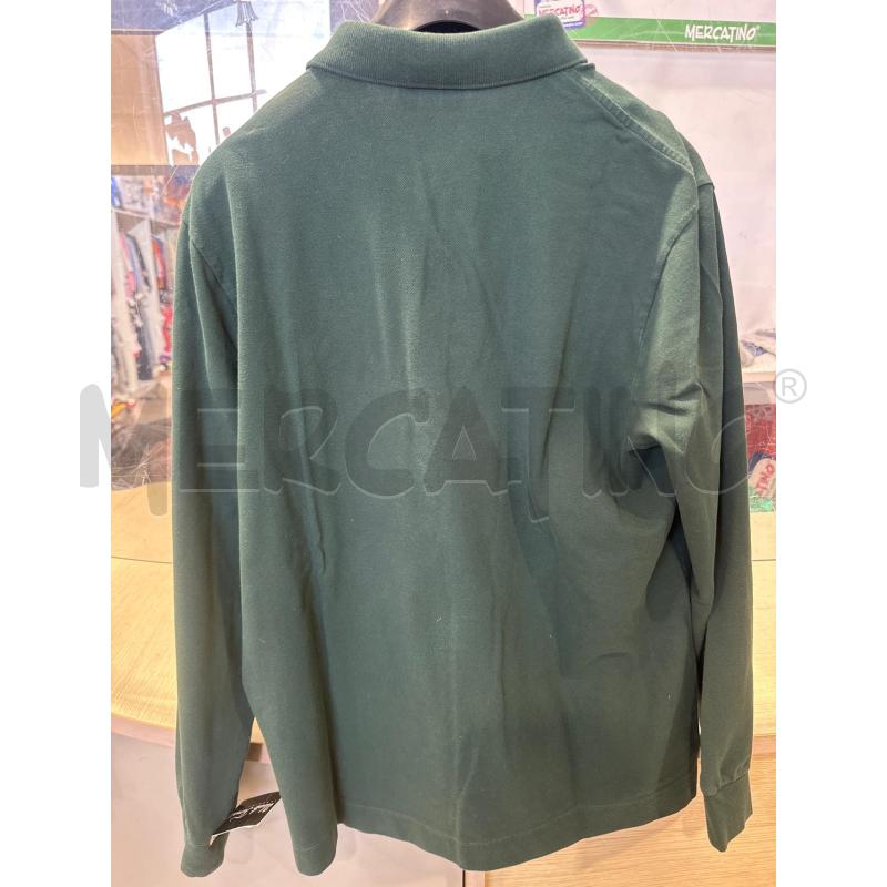 POLO UOMO LACOSTE VERDE MANICA LUNGA | Mercatino dell'Usato San giovanni teatino 3