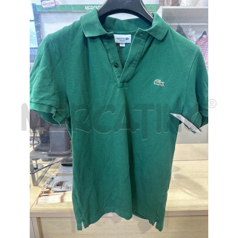 POLO UOMO LACOSTE VERDE TG S | Mercatino dell'Usato San giovanni teatino 1
