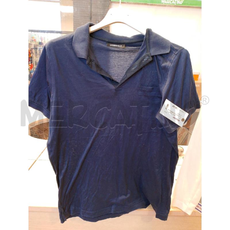 POLO UOMO LAGERFELD BLU | Mercatino dell'Usato San giovanni teatino 1