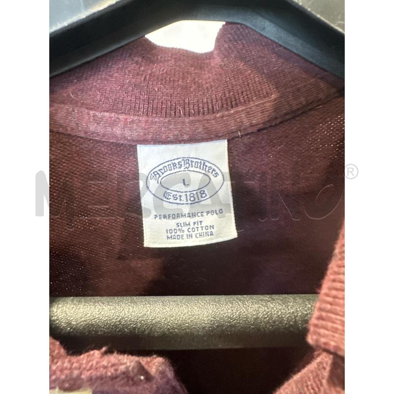 POLO UOMO MANICHE LUNGHE BORDEAUX  | Mercatino dell'Usato San giovanni teatino 2