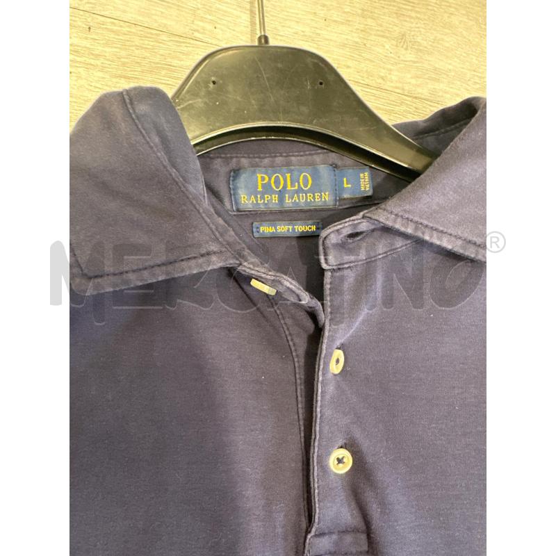 POLO UOMO RALPH LAUREN BLU NOTTE MEZZA MANICA | Mercatino dell'Usato San giovanni teatino 2