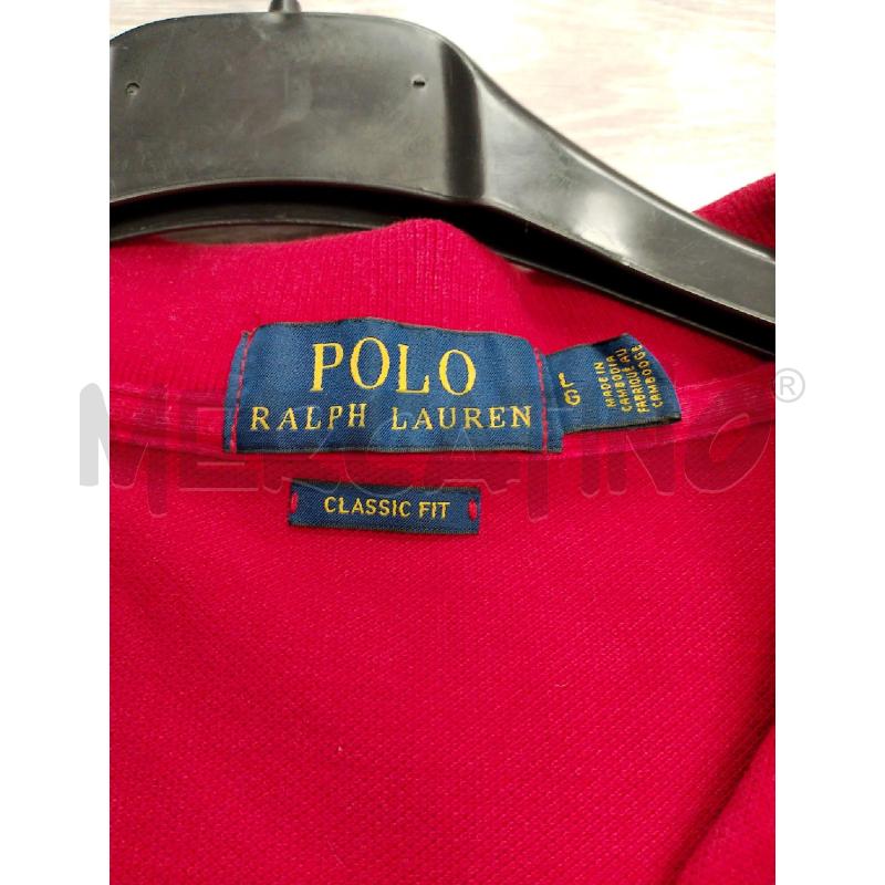 POLO UOMO RALPH ÒLAUREN ROSSA  | Mercatino dell'Usato San giovanni teatino 3