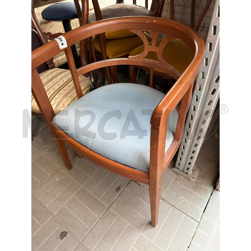 POLTRONCINA A POZZETTO SEDUTA AZZURRA | Mercatino dell'Usato San giovanni teatino 2