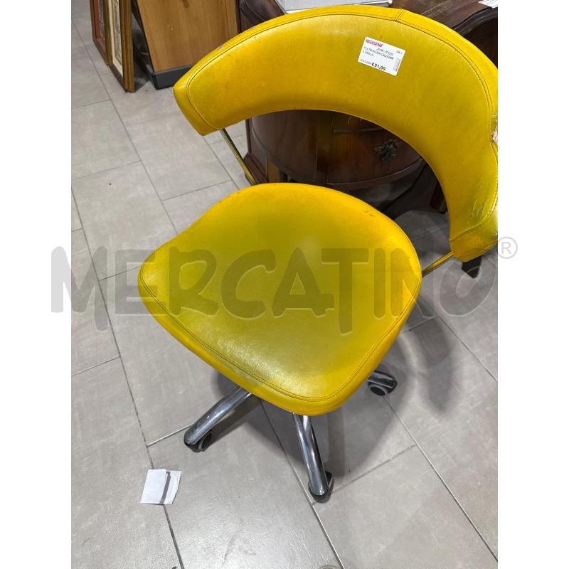 POLTRONCINA CALLIGARIS GIALLA | Mercatino dell'Usato San giovanni teatino 3