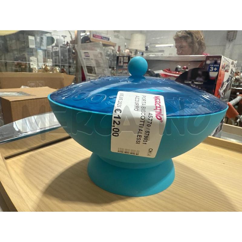 PORTA BISCOTTI ALESSI AZZURRO | Mercatino dell'Usato San giovanni teatino 1