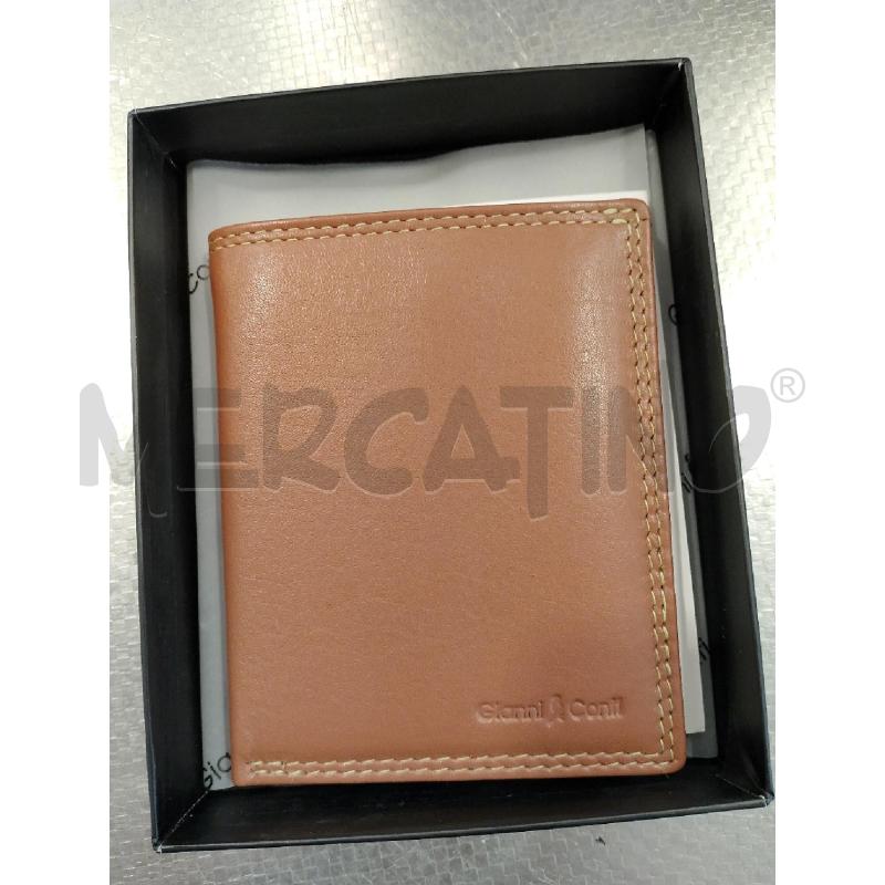 PORTA CARTE GIANNI CONTI MARRONE | Mercatino dell'Usato San giovanni teatino 1