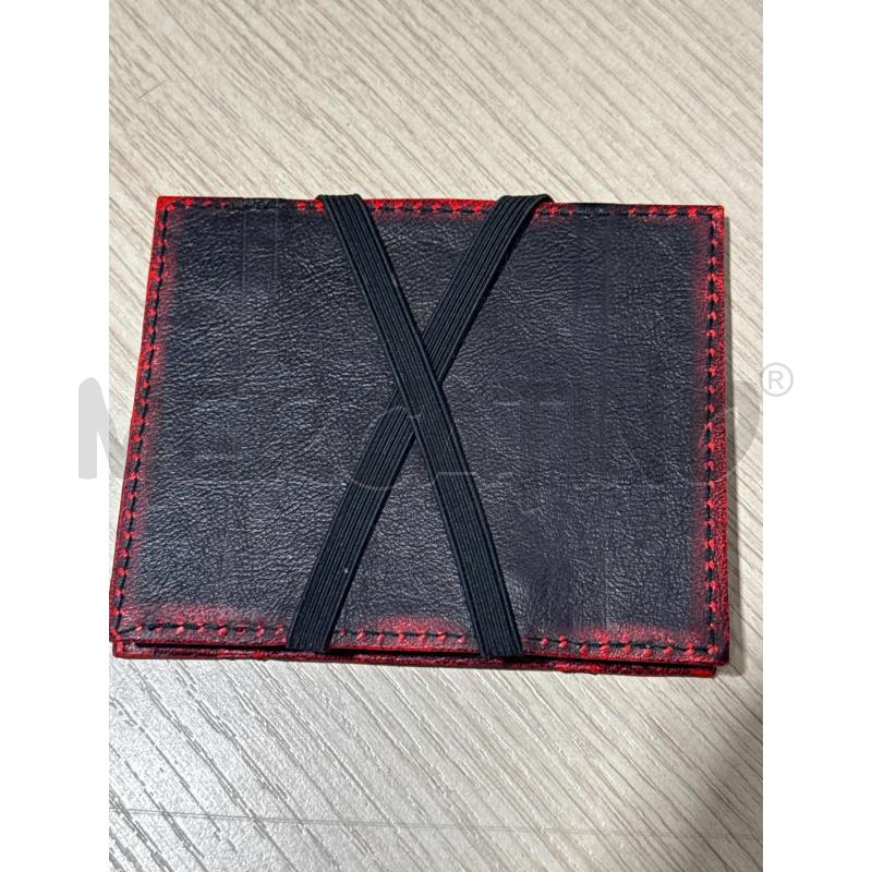 PORTA CARTE MAISON MARGIELA NERO BORDO ROSSO | Mercatino dell'Usato San giovanni teatino 2