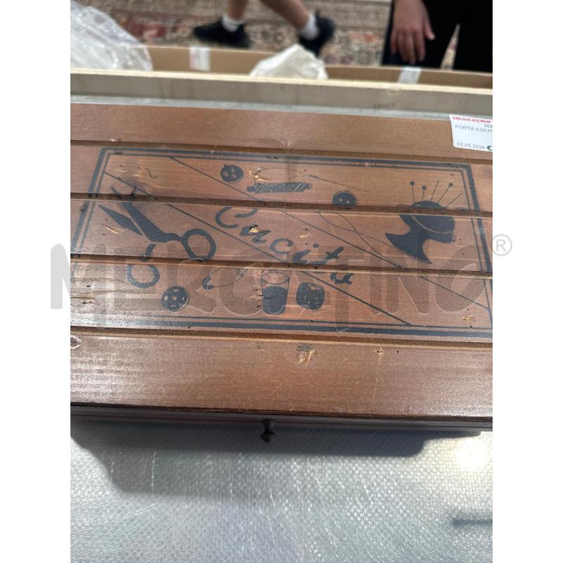 PORTA CUCITO LEGNO  | Mercatino dell'Usato San giovanni teatino 2