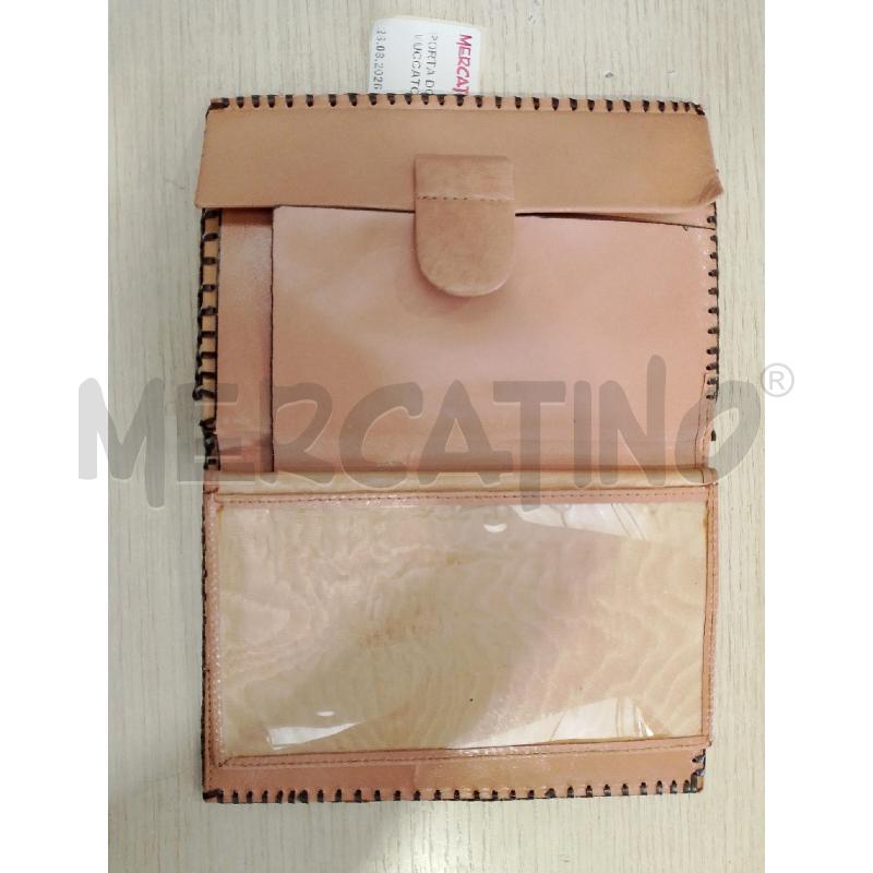 PORTA DOCUMENTI PELO MUCCATO | Mercatino dell'Usato San giovanni teatino 2