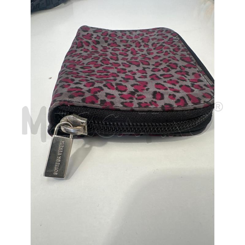 PORTA FOGLIO BOTTEGA VENETA NERO ROSA LEOPARDATO | Mercatino dell'Usato San giovanni teatino 2