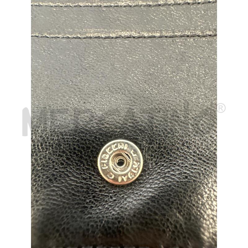 PORTA FOGLIO BOTTEGA VENETA NERO ROSA LEOPARDATO | Mercatino dell'Usato San giovanni teatino 4