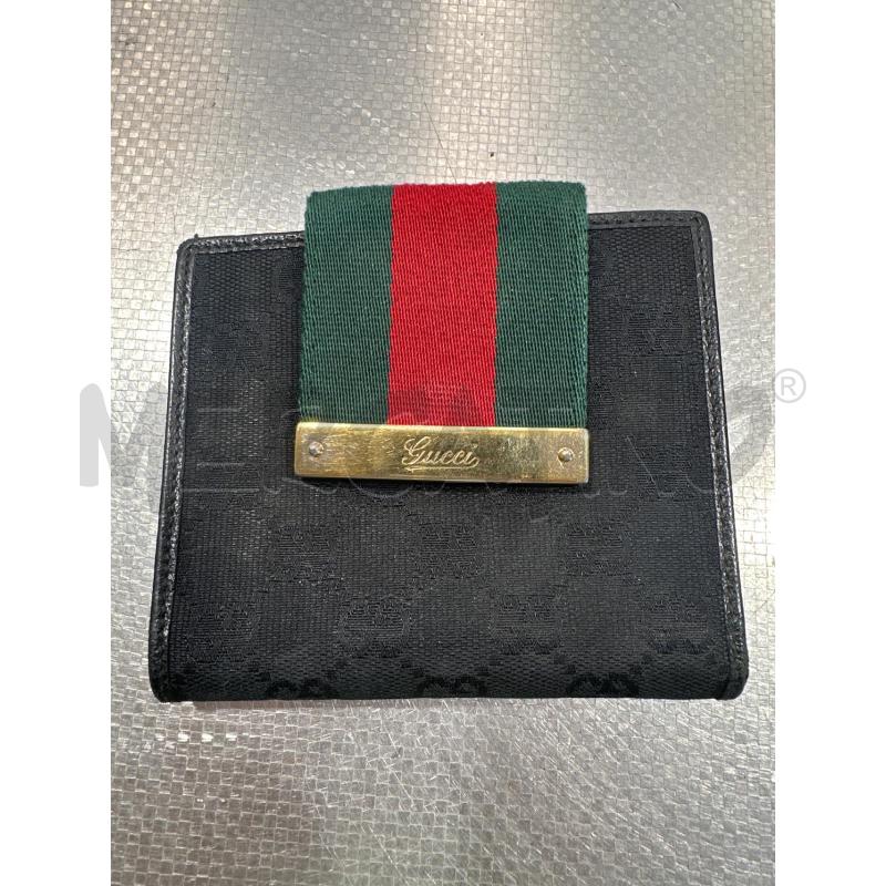 PORTA FOGLIO GUCCI NERO | Mercatino dell'Usato San giovanni teatino 1