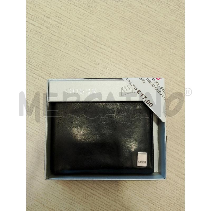 PORTA FOGLIO GUESS NERO UOMO | Mercatino dell'Usato San giovanni teatino 1