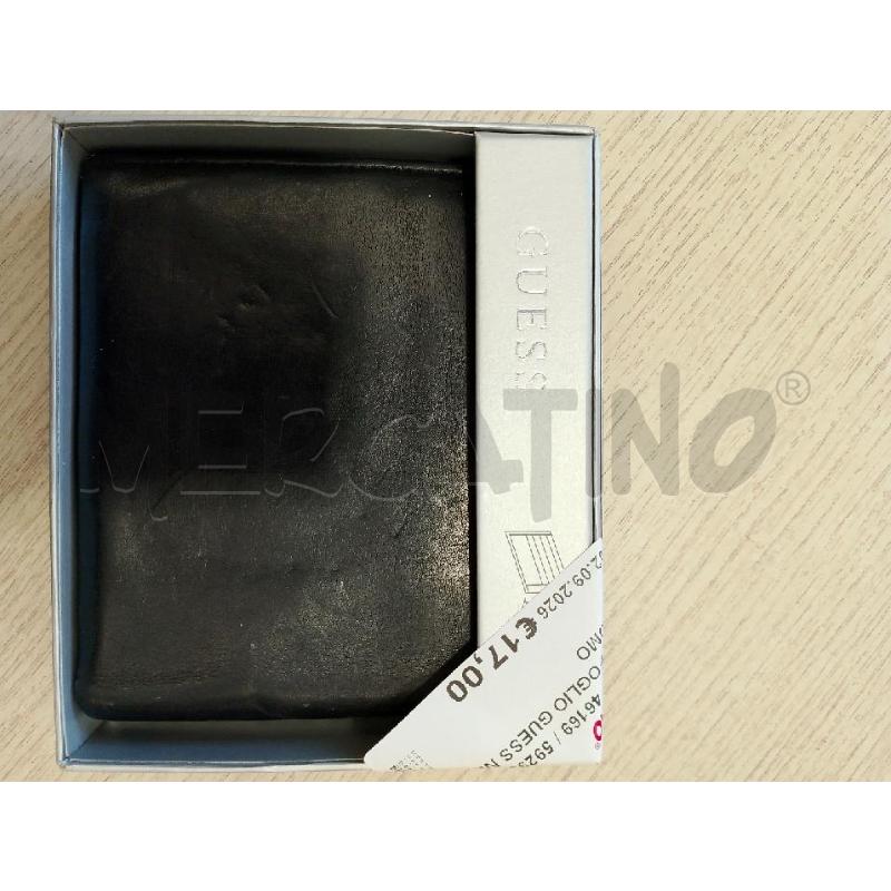 PORTA FOGLIO GUESS NERO UOMO | Mercatino dell'Usato San giovanni teatino 2