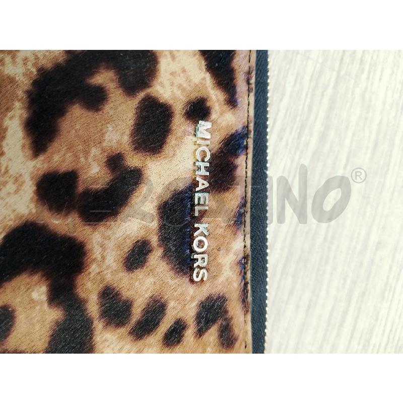 PORTA FOGLIO MICHEL KORS LEOPARDATO PELOSO | Mercatino dell'Usato San giovanni teatino 2