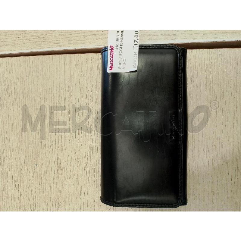 PORTA FOGLIO NANNINI NERO  | Mercatino dell'Usato San giovanni teatino 1