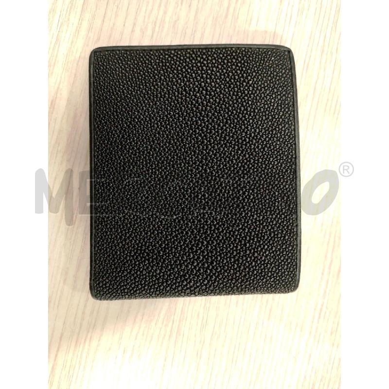 PORTA FOGLIO NERO PELLE SEGNO BIANCO  | Mercatino dell'Usato San giovanni teatino 2