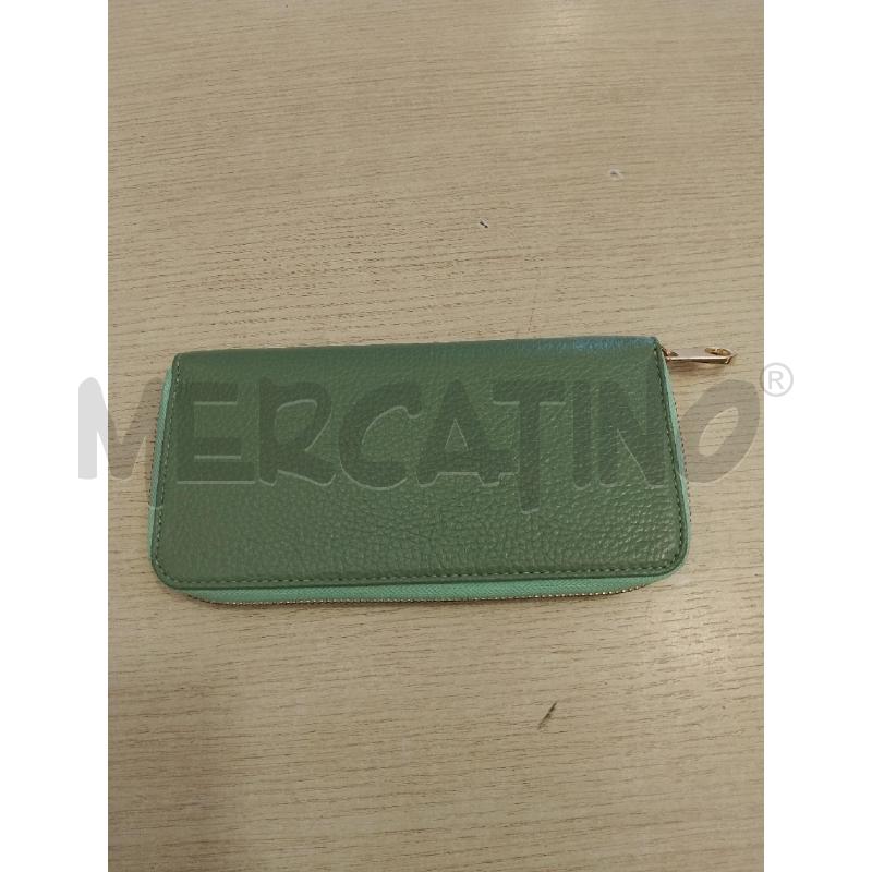 PORTA FOGLIO PELLE VERDE ACQUA  | Mercatino dell'Usato San giovanni teatino 2