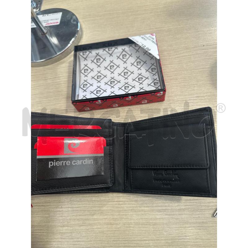 PORTA FOGLIO PIERRE CARDIN NERO  | Mercatino dell'Usato San giovanni teatino 2
