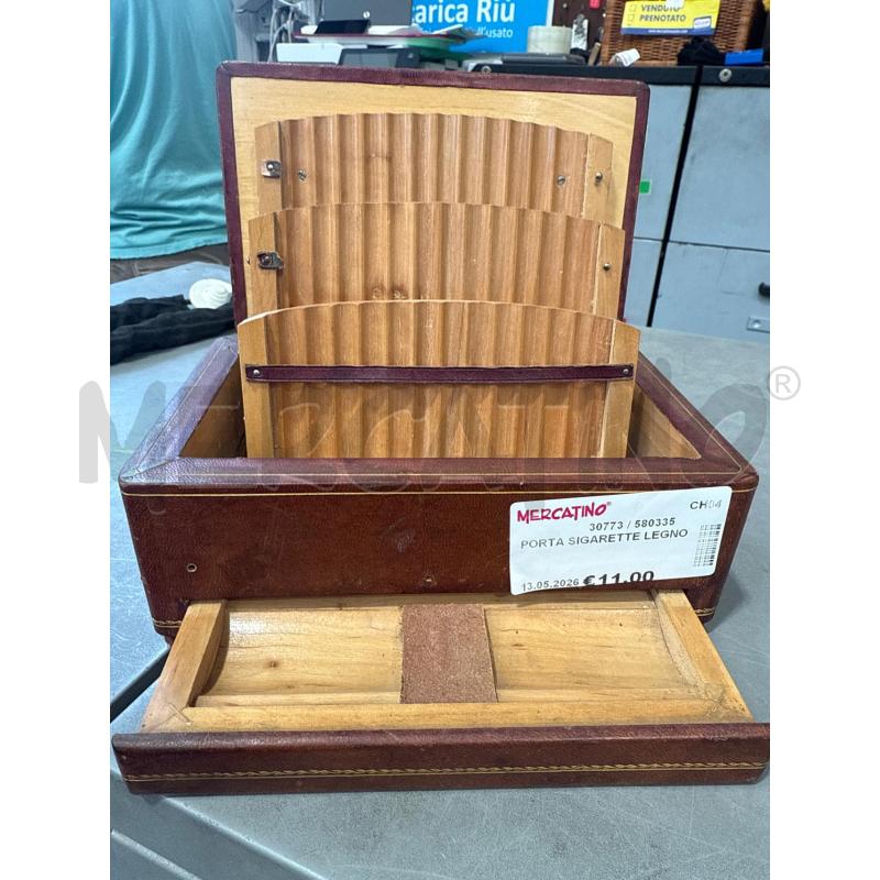 PORTA SIGARETTE LEGNO | Mercatino dell'Usato San giovanni teatino 1