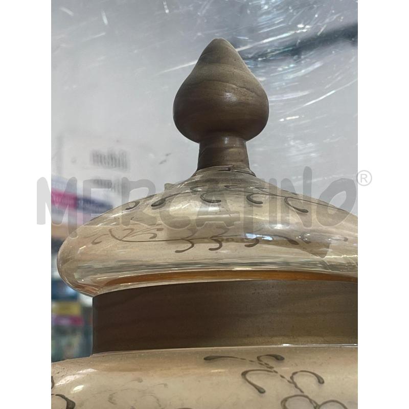 POTICHE VASO VETRO DECORO ORO | Mercatino dell'Usato San giovanni teatino 3
