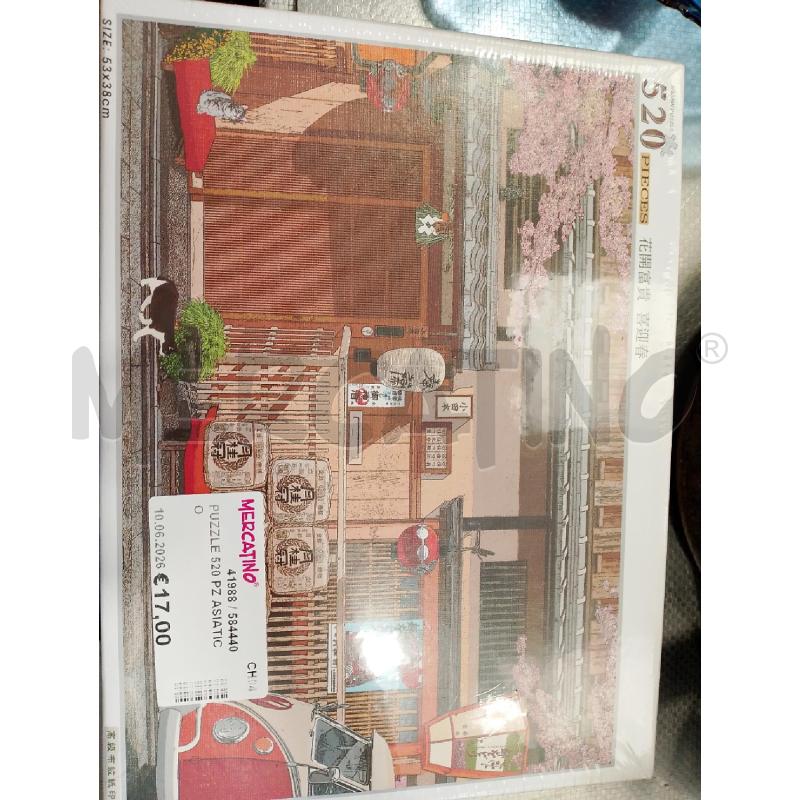 PUZZLE 520 PZ ASIATICO | Mercatino dell'Usato San giovanni teatino 1