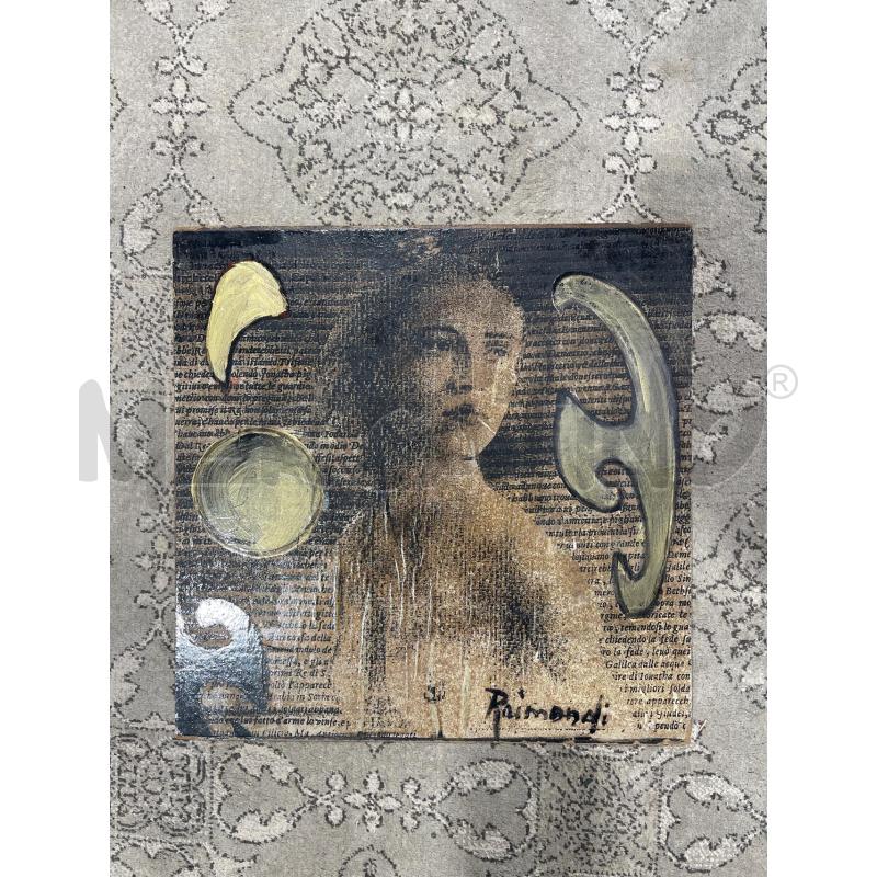 QUADRO 30X30 TECNICA MISTA A FIRMA RAIMONDO RAIMONDI | Mercatino dell'Usato San giovanni teatino 1