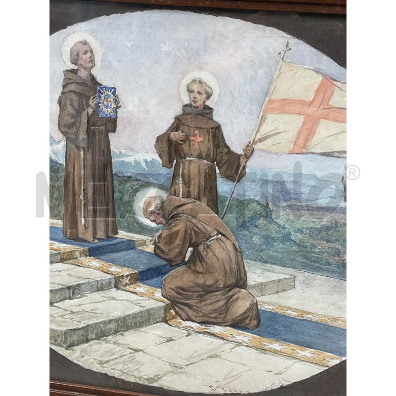QUADRO ACQUARELLO SANTI  | Mercatino dell'Usato San giovanni teatino 2