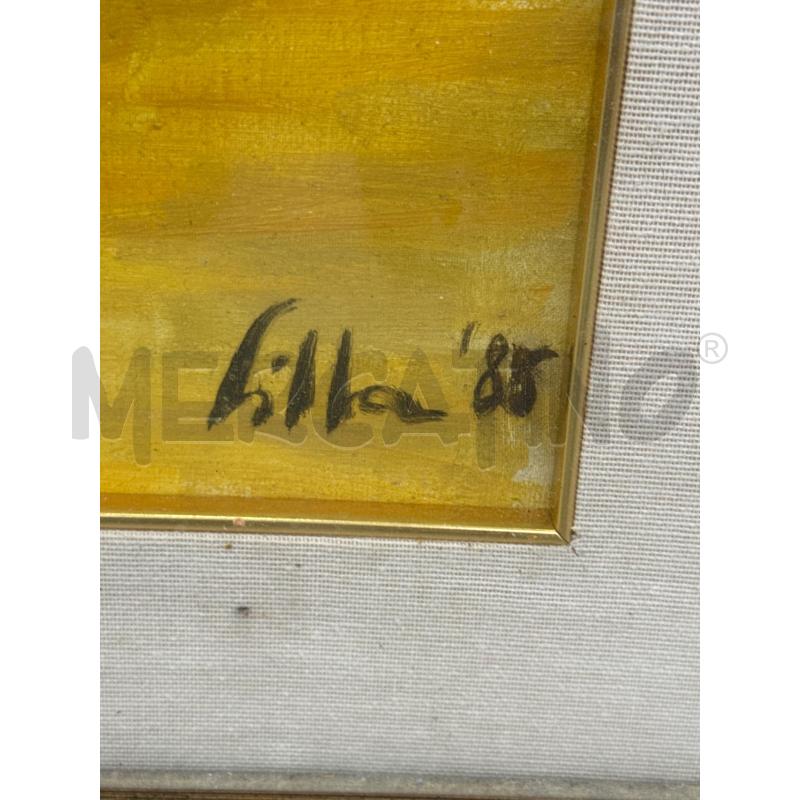 QUADRO ANNAFFIATOIO CON FIORI CORNICE DORATA  | Mercatino dell'Usato San giovanni teatino 3