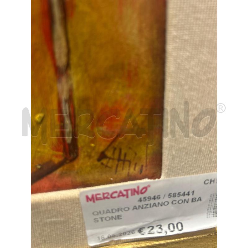 QUADRO ANZIANO CON BASTONE | Mercatino dell'Usato San giovanni teatino 3